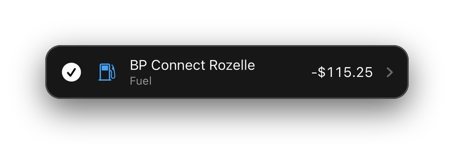 BP Connect Rozelle, filed under Fuel, minus $115.25